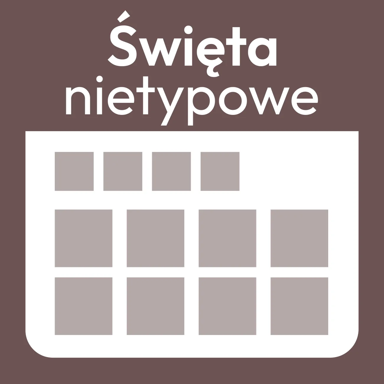 Kalendarz świąt nietypowych