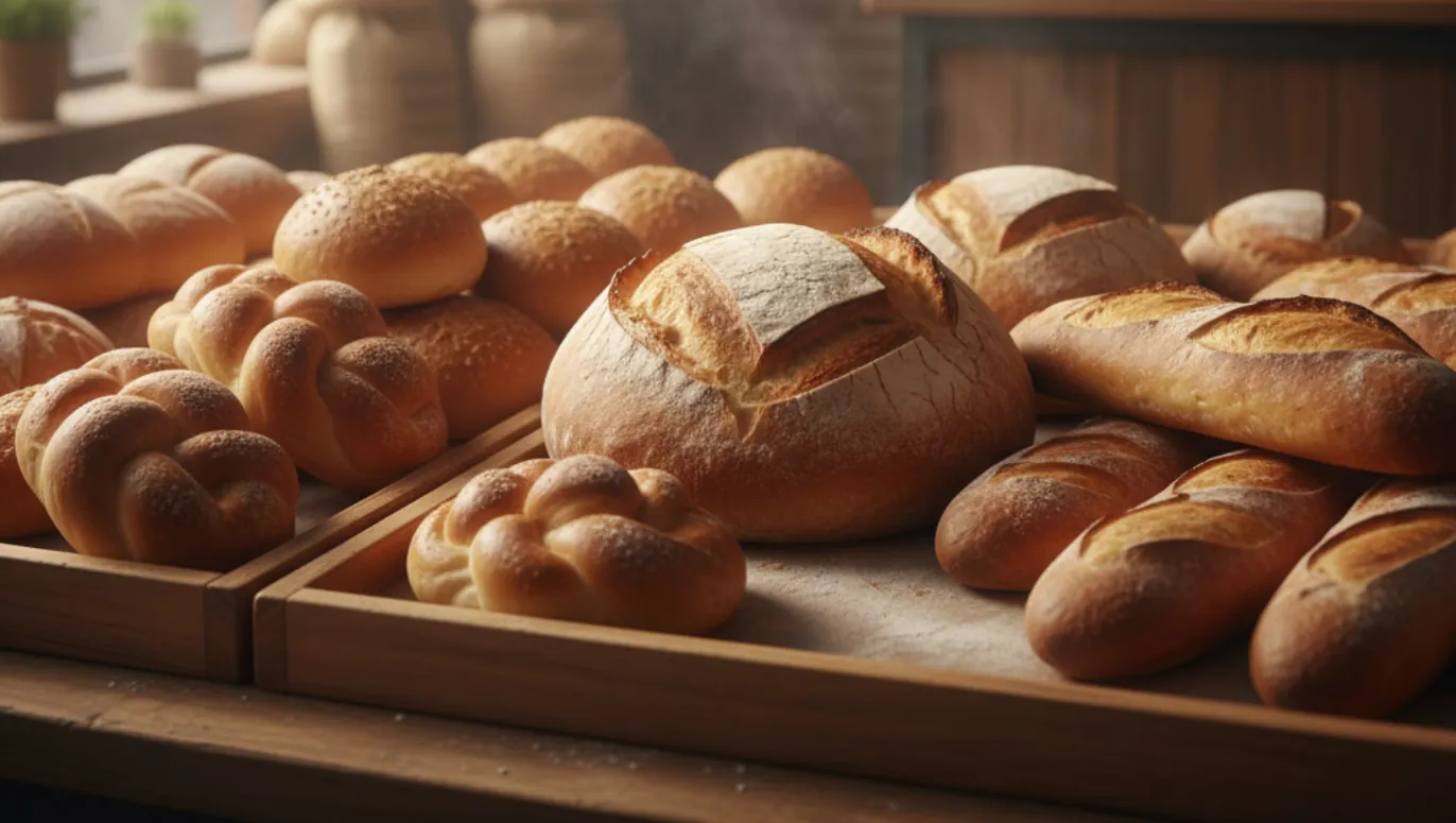 Pieczywo w piekarni otwartej w niedziele